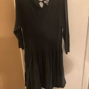 Charcoal Sweater Dress